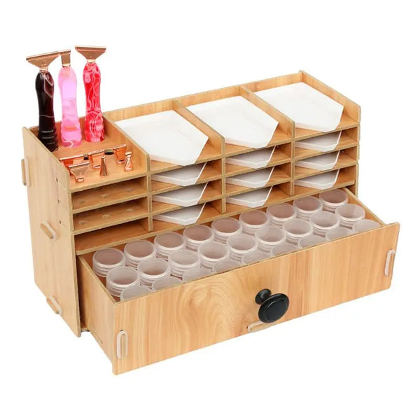 Boîte de rangement pour forets diamant avec tiroir