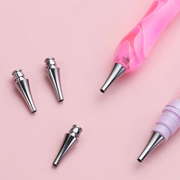 Kit Stylo Peinture Diamant RECORDARME - 3 Pointes Interchangeables (4,7,10 Perles) Pour DIY 5D