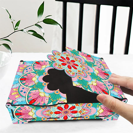 Boîte cadeau DIY avec peinture diamant