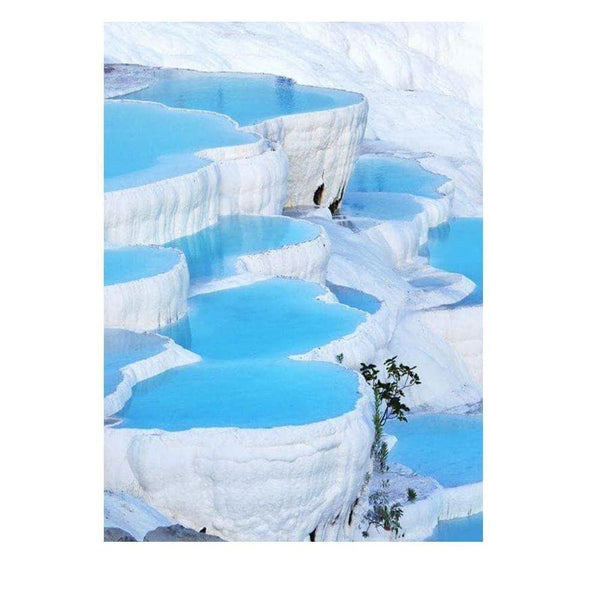 Bassin deau de Pamukkale | Diamond painting complet - En montagne Paysage Produit