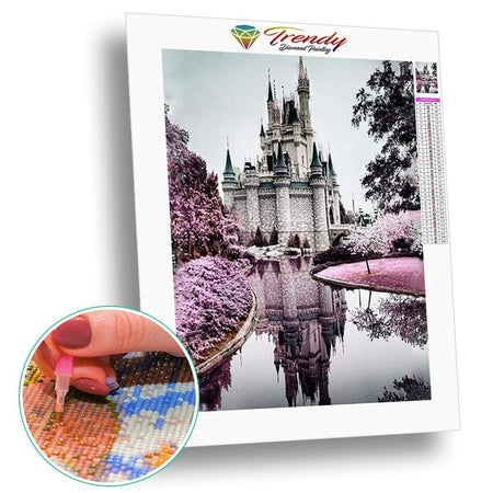 Château de Princesse | Broderie diamant kit - Dessin Paysage Produit