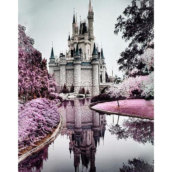 Château de Princesse | Broderie diamant kit - Dessin Paysage Produit