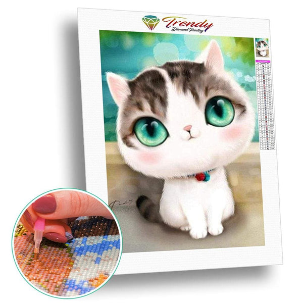 Christy et ses amis - modèle M001 | Diamond Painting - Animaux Chat Produit