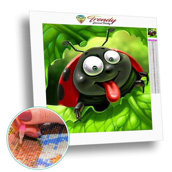 Coccinelle gourmande | Broderie diamant - Animaux Autres animaux Produit