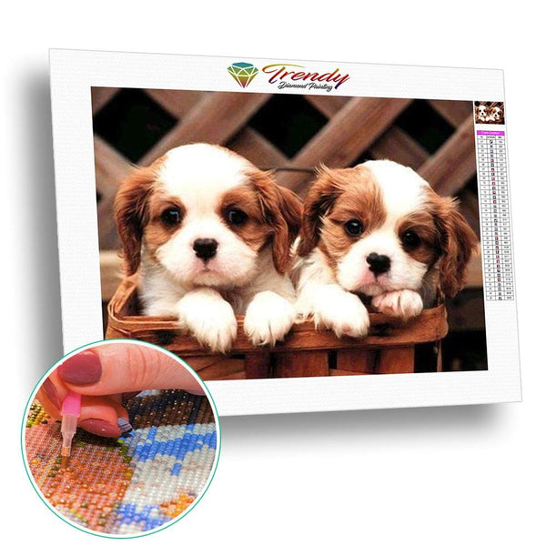 Coucou les loustik - modèle M001 | Toile de diamant - Animaux Chien Produit