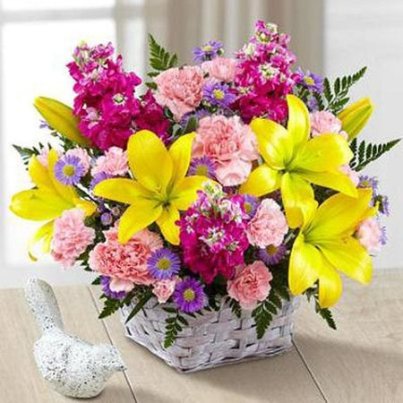 Création florale très colorée - modèle M002 | Diamond Painting - Fleur Fleur et plante Produit