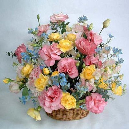 Création florale très colorée - modèle M003 | Kit broderie diamant - Fleur Fleur et plante Produit