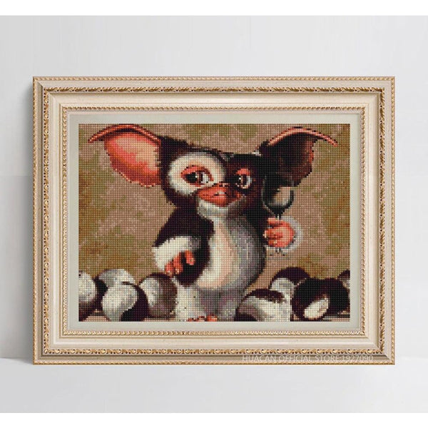 Guizmo Tchin Tchin | Diamond painting kit - Cartoon Dessin Dessin animé Guizmo Produit