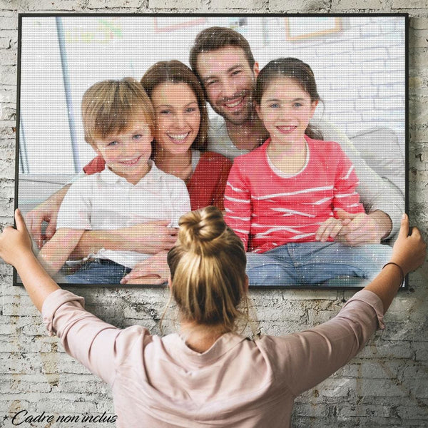Impression à la demande photo personnalisée sur mesure | Diamond painting grand format - 2 + 1 Offert Soldes Sur mesure
