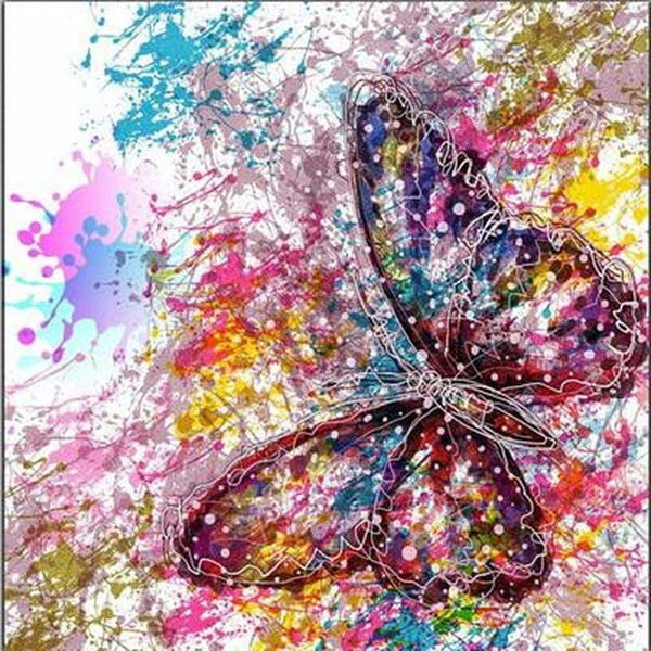 Lart du papillon - modèle M001 | Broderie de diamant - Animaux Papillon Produit