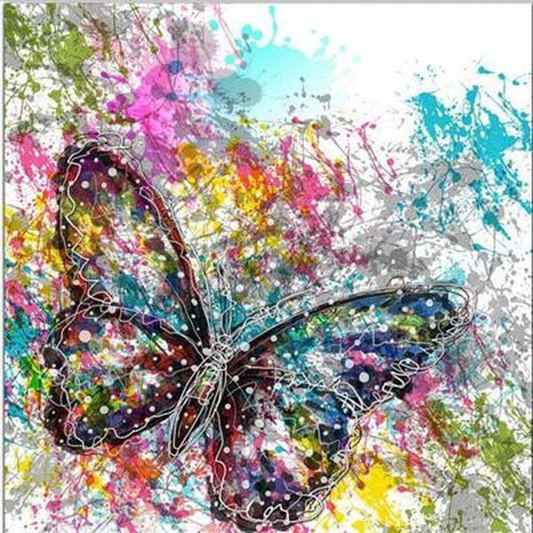 Lart du papillon - modèle M002 | Diamond painting complet - Animaux Papillon Produit