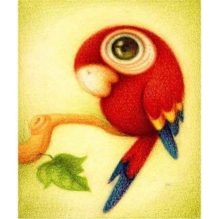 Les petits tristounés - modèle M005 | Broderie point de diamant - Animaux Autres animaux Chat Chien Dessin