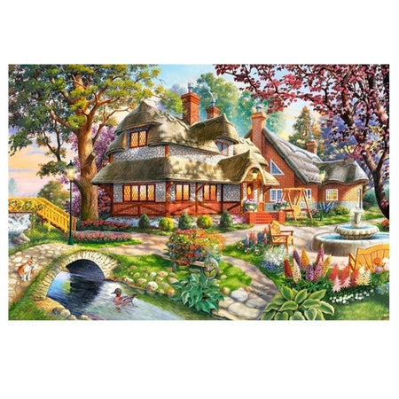 Maison de maitre | Caneva diamant - Au village Paysage Produit Été