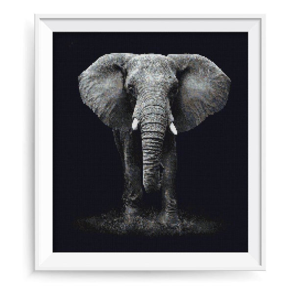 Mastodonte déléphant | Kit broderie diamant - Animaux Produit Éléphant