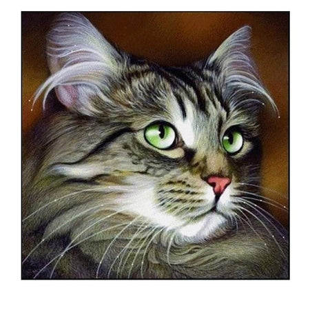 Mistigri le chat | Broderie diamant - Animaux Chat Produit