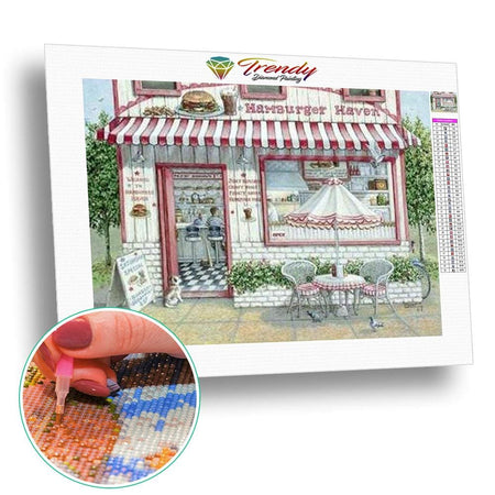 Multi paysages dantan - modèle M006 | Tableau de diamant - Au village Paysage Printemps Produit Été