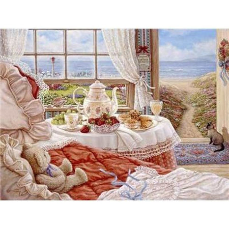 Multi paysages dantan - modèle M008 | Diamond Painting - Au village Paysage Printemps Produit Été