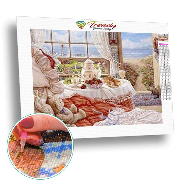 Multi paysages dantan - modèle M008 | Diamond Painting - Au village Paysage Printemps Produit Été