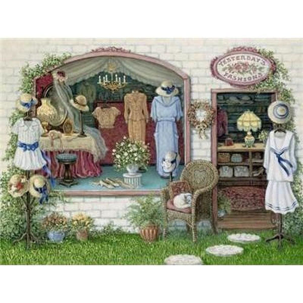 Multi paysages dantan - modèle M011 | Broderie diamant complet - Au village Paysage Printemps Produit Été