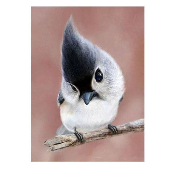 Oiseau à mèche | Broderie de diamant - Animaux Oiseau Produit