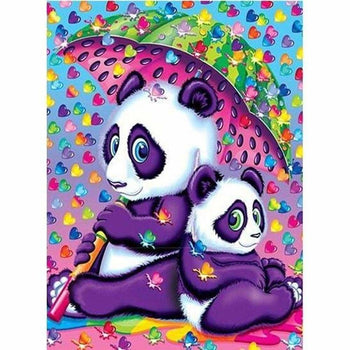 Panda petit panda - modèle M003 | Broderie diamant - Animaux Panda Produit