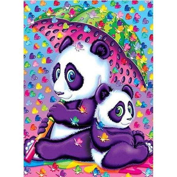 Panda petit panda - modèle M003 | Broderie diamant - Animaux Panda Produit