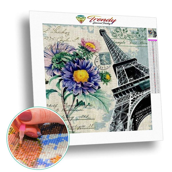Paris pour toujours - modèle M003 | Toile diamant - En ville Paysage Produit