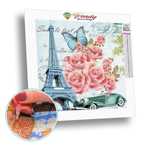 Paris pour toujours - modèle M006 | Broderie de diamant - En ville Paysage Produit