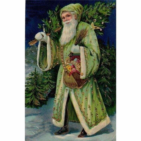 Portrait du Père Noël - modèle M004 | Broderie de diamant - Noël Portrait Produit