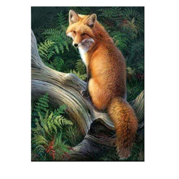 Renard dans la foret | Broderie diamant kit - Animaux Autres animaux Produit