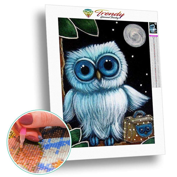 Roudoudou les hiboux - modèle M006 | Kit broderie - Animaux Oiseau Produit