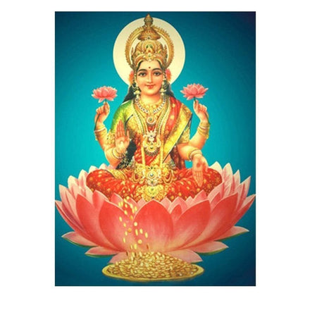 Shiva méditant dans une fleur de lotus | Kit broderie diamant - Bouddhisme et Hindouisme Hindouisme Produit Religion