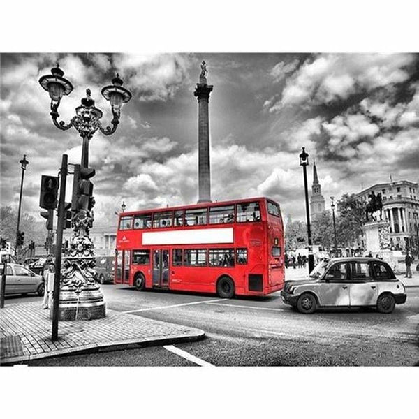 So British - modèle M002 | Toile diamant - En ville Paysage Produit