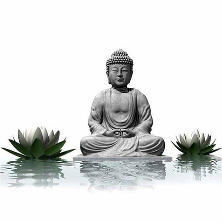 Statuette de Bouddha - modèle M001 | Broderie diamant kit complet - Bouddhisme Bouddhisme et Hindouisme Produit Religion