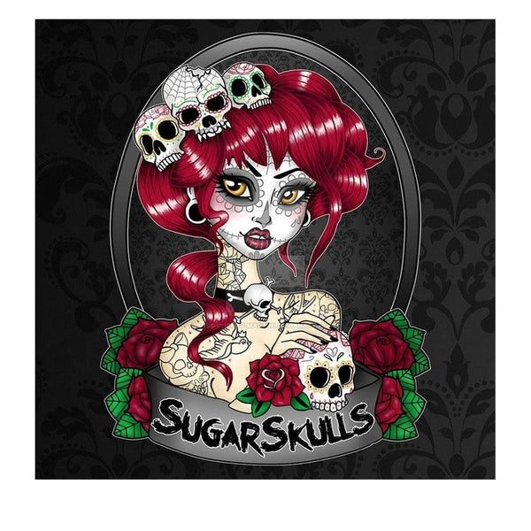 Sugar Skulls | Broderie diamant - Dessin Dessin animé Produit