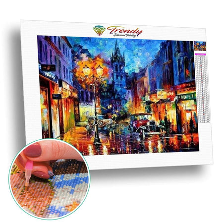 Tableaux des villes - modèle M001 | Broderie de diamant - 2ème à -50% En ville Paysage Produit
