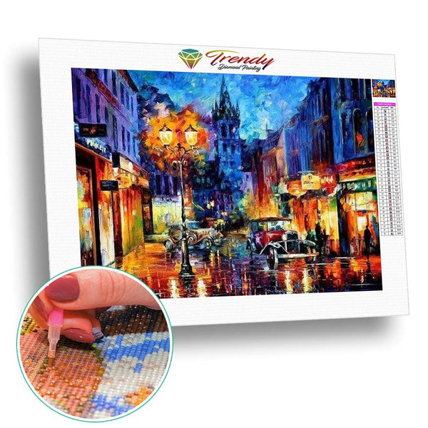 Tableaux des villes - modèle M001 | Broderie de diamant - 2ème à -50% En ville Paysage Produit
