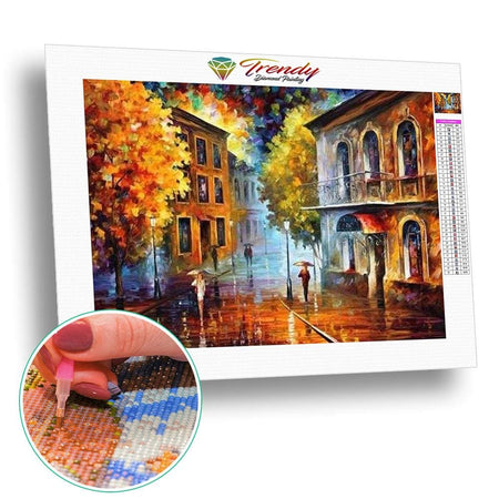 Tableaux des villes - modèle M005 | Diamond painting grand format - 2ème à -50% En ville Paysage Produit