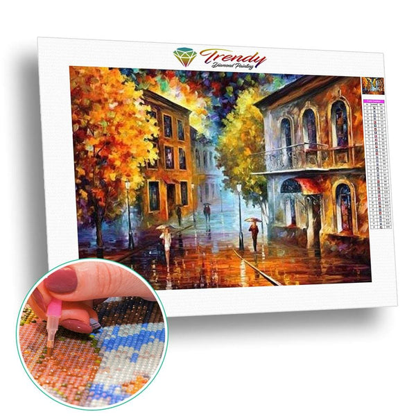 Tableaux des villes - modèle M005 | Diamond painting grand format - 2ème à -50% En ville Paysage Produit