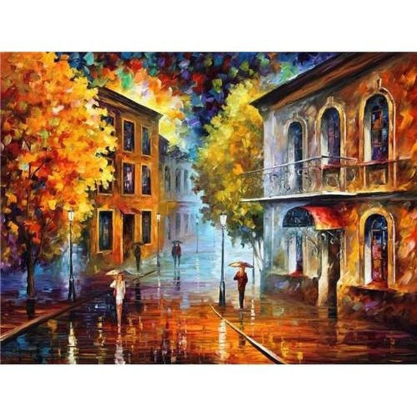 Tableaux des villes - modèle M005 | Diamond painting grand format - 2ème à -50% En ville Paysage Produit