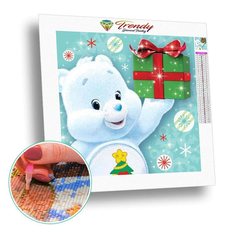 Un bisounours - modèle M002 | Broderie diamant toile entière - Dessin Dessin animé Produit