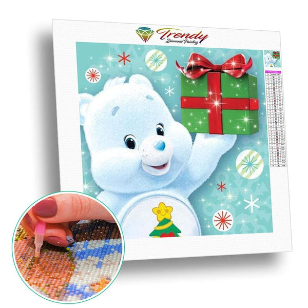 Un bisounours - modèle M002 | Broderie diamant toile entière - Dessin Dessin animé Produit