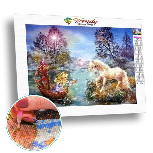 Yakahiro le cheval indien - modèle M001 | Diamond Painting - Animaux Cheval Produit