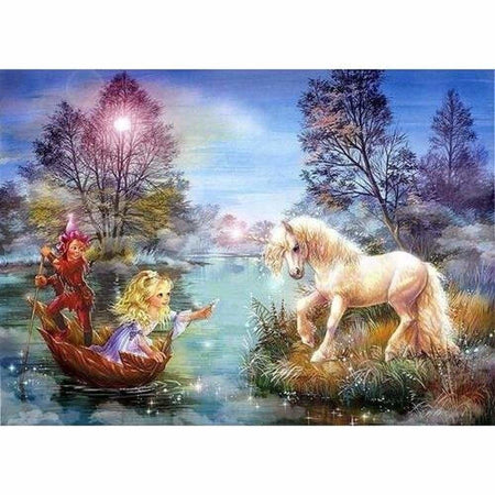 Yakahiro le cheval indien - modèle M001 | Diamond Painting - Animaux Cheval Produit