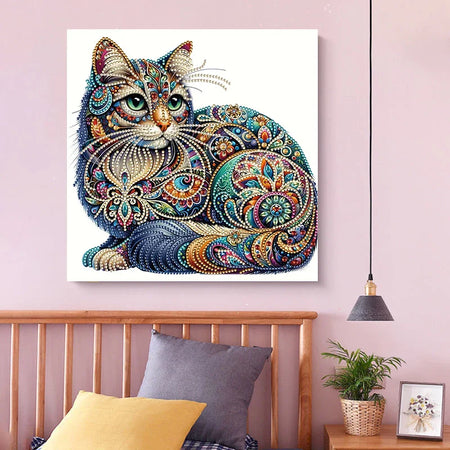 Peinture Diamant Spéciale Chat Royal
