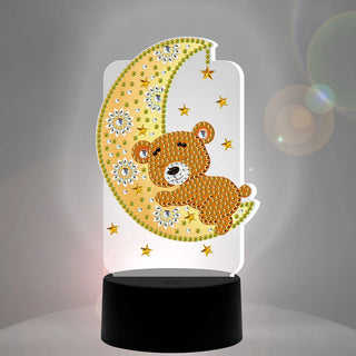Lampes de nuit avec peinture diamant