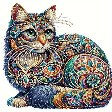 Peinture Diamant Spéciale Chat Royal
