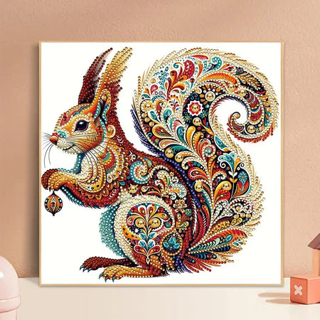 Peinture Diamant Spéciale Écureuil Scintillant