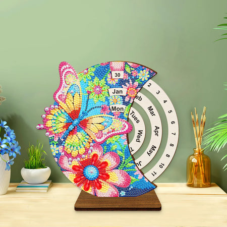 Calendrier rotatif avec peinture diamant