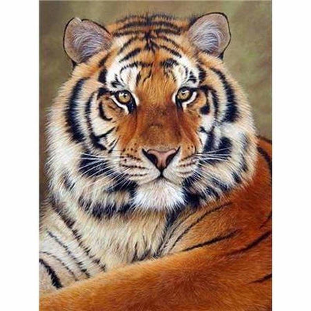 Bengali le tigre - modèle M001 | Diamond painting grand format - Animaux Produit Tigre